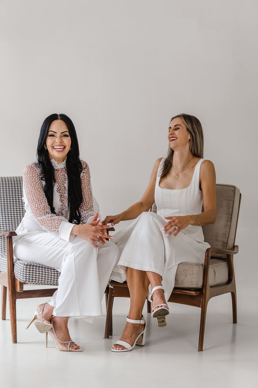 Aletia and Candice seated together